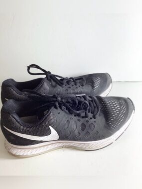 Nike Womens Air Zoom Pegasus 31 654486-010 Black Running Shoes Sneakers Size 6.5